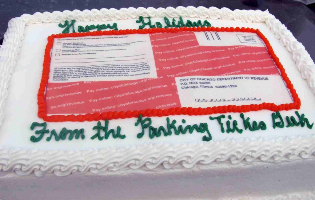 Parking Ticket Cake