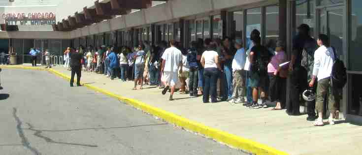 Long lines Addison
