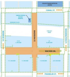 Madison St. Closure map