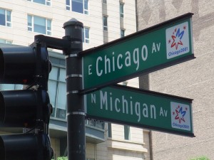 Michigan Ave Sign