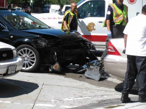 River North crash