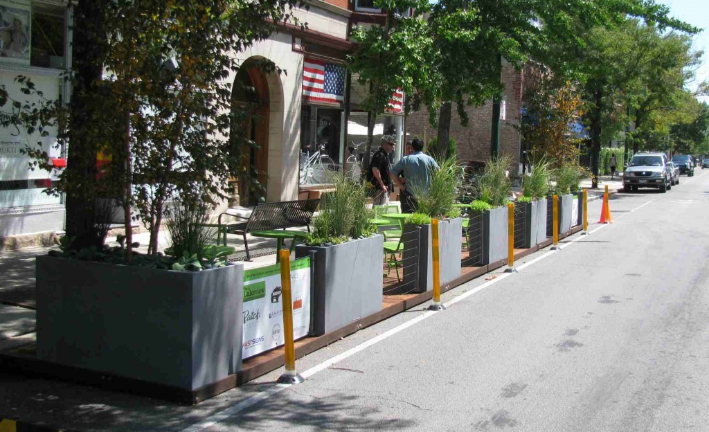 Lincoln Ave people street