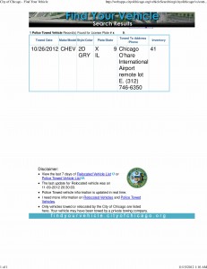 City of Chicago - Find Your Vehicle City of Chicago - Find Your Vehicle
