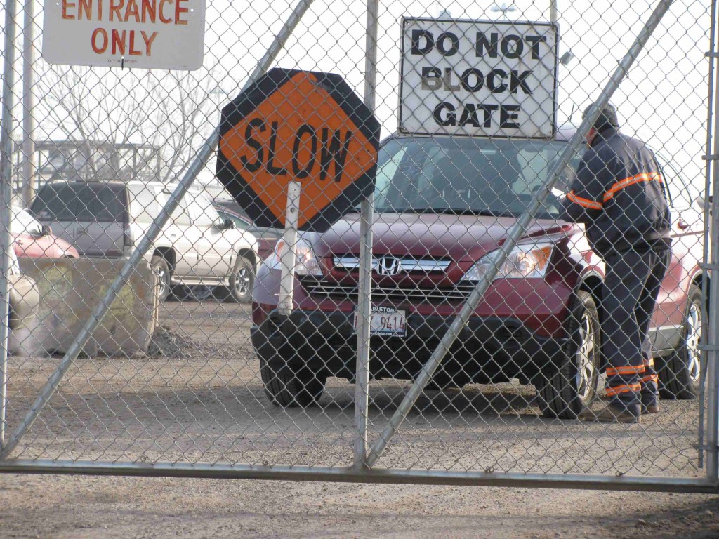 Leaving the auto pound